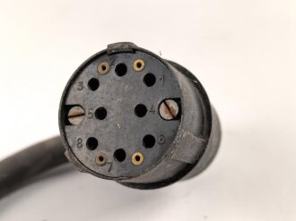Luftwaffe, Batteriekabel  Ln 20015  für Richtfunkgerät Elster SEG2T. Guter Gesamtzustand, Funktion nicht geprüft