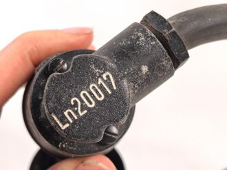 Luftwaffe, Batteriekabel  Ln 20015  für Richtfunkgerät Elster SEG2T. Guter Gesamtzustand, Funktion nicht geprüft