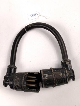 Luftwaffe, Batteriekabel  Ln 20015  für Richtfunkgerät Elster SEG2T. Eine Steckverbindung defekt,  Funktion nicht geprüft