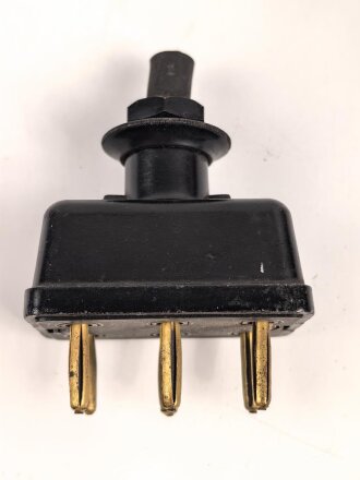 Luftwaffe, Stecker LN 20006  für Handapparat HAP2,  für Richtfunkgerät Elster SEG2T.