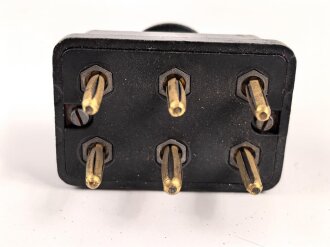 Luftwaffe, Stecker LN 20006  für Handapparat HAP2,  für Richtfunkgerät Elster SEG2T.