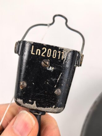 Luftwaffe, Verlängerungskabel  auf Trommel für Taste zum Richtfunkgerät Elster SEG2T. Guter Gesamtzustand, Funktion nicht geprüft,