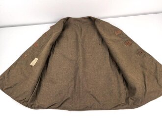 British WWII, leather Jerkin " camouflaged" Used, 1943 ? dated