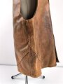 British WWII, leather Jerkin " camouflaged" Used, 1943 ? dated