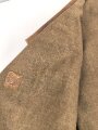 British WWII, leather Jerkin " camouflaged" Used, 1943 ? dated