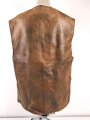 British WWII, leather Jerkin " camouflaged" Used, 1943 ? dated