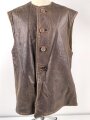 British WWII, leather Jerkin " camouflaged" Used