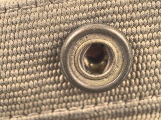 British pattern 37 webbing pistol holster with ammunition pouch, both dated 1940