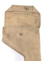 British pattern 37 webbing pistol holster with ammunition pouch, both dated 1940