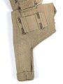 British pattern 37 webbing pistol holster with ammunition pouch, both dated 1942