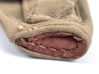 Pistolentasche aus Webleinen für Cal. 7,65. Britisch / Canadischer Stil, sicherlich nach 1945 gefertigt