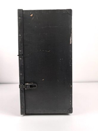 Wehrmacht Rundfunkempfänger klein, Originallack, datiert 1943, Originallack, Funktion nicht geprüft