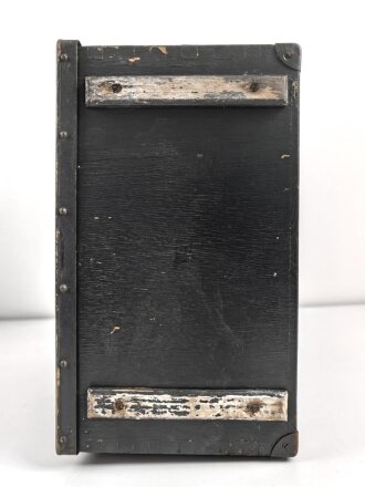 Wehrmacht Rundfunkempfänger klein, Originallack, datiert 1943, Originallack, Funktion nicht geprüft