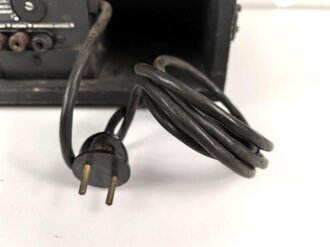 Wehrmacht Rundfunkempfänger WK1/P, Originallack, datiert 1942, Funktion nicht geprüft