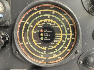 Wehrmacht Rundfunkempfänger WK1/P, Originallack, datiert 1942, Funktion nicht geprüft