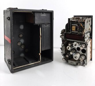 Wehrmacht Rundfunkempfänger WK1/P, Originallack, datiert 1942, Funktion nicht geprüft