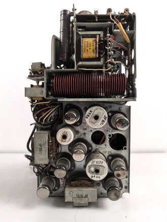 Wehrmacht Rundfunkempfänger WK1/P, Originallack, datiert 1942, Funktion nicht geprüft