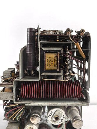 Wehrmacht Rundfunkempfänger WK1/P, Originallack, datiert 1942, Funktion nicht geprüft