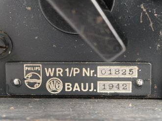 Wehrmacht Rundfunkempfänger WK1/P, Originallack,...
