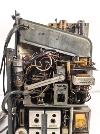 Wehrmacht Rundfunkempfänger WK1/P, Originallack, datiert 1942, Funktion nicht geprüft