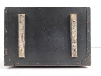 Wehrmacht Rundfunkempfänger WK1/P, Originallack, datiert 1942, Funktion nicht geprüft