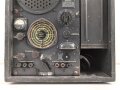 Wehrmacht Rundfunkempfänger WK1/P, Originallack, datiert 1942, Funktion nicht geprüft