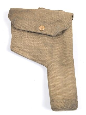 British 1936 dated webbing pistol holster for use with...