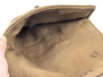 British 1936 dated webbing pistol holster for use with Pattern 08 belt. Good condition