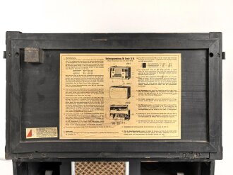 Truppenbetreuungsempfänger " Graetz GI BL"  Guter Gesamtzustand, Originallack, Funktion nicht geprüft