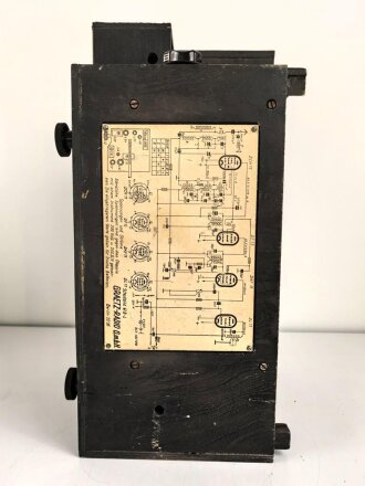 Truppenbetreuungsempfänger " Graetz GI BL"  Guter Gesamtzustand, Originallack, Funktion nicht geprüft