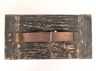 Zwei Ersatzröhren für 100 Watt Sender der Wehrmacht in Transportkasten.  Telefunken " Typ RS 237" Funktion nicht geprüft