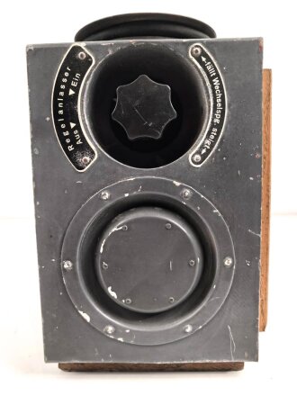 Luftwaffe, Umformer U.O., Ln 27157. Einanker-Umformer von 24 V Gleichspannung auf 220 V Wechselspannung. Originallack, ungereinigt, Funktion nicht geprüft