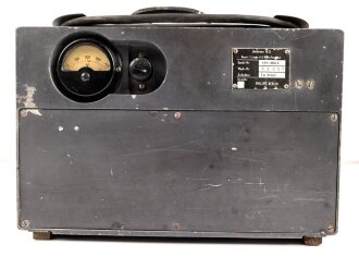 Luftwaffe, Umformer U.O., Ln 27157. Einanker-Umformer von 24 V Gleichspannung auf 220 V Wechselspannung. Originallack, ungereinigt, Funktion nicht geprüft