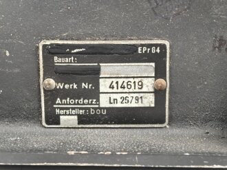 Luftwaffe, Prüfgerät EPrG4, Ln 25791....