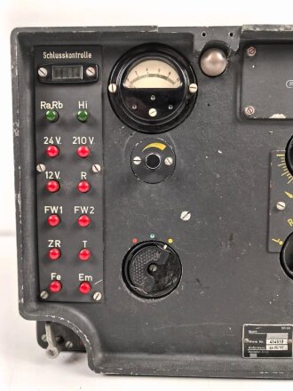 Luftwaffe, Prüfgerät EPrG4, Ln 25791. Originallack, Funktion nicht geprüft.