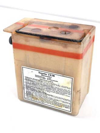 Sammler 2B38 der Wehrmacht datiert 1943. Sehr guter Zustand, vollständig leer