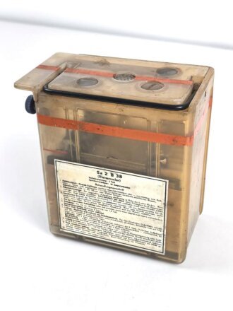 Sammler 2B38 der Wehrmacht datiert 1940. Sehr guter Zustand, vollständig leer