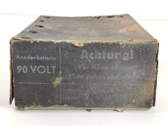 Anodenbatterie Wehrmacht. Ungereinigt, defekt, schwer zu...