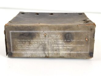 Anodenbatterie Wehrmacht. Ungereinigt, defekt, schwer zu...