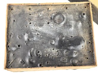 Anodenbatterie Wehrmacht. Ungereinigt, defekt, schwer zu finden.