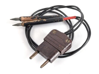 Prüfkabel Wehrmacht, unter anderem zum Handladesatz a für Tornisterfunkgerät und Ladegerät für KFZ