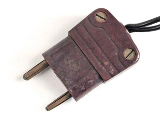 Prüfkabel Wehrmacht, unter anderem zum Handladesatz a für Tornisterfunkgerät und Ladegerät für KFZ