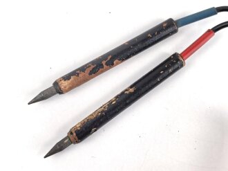 Prüfkabel Wehrmacht, unter anderem zum Handladesatz a für Tornisterfunkgerät und Ladegerät für KFZ