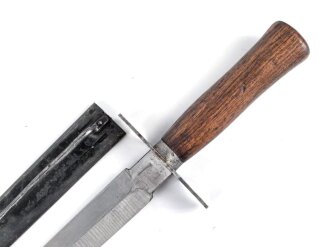 Frankreich 2.Weltkrieg Kampfmesser , Hersteller "  GONON 1941 " Unter deutscher Besatzung Hergestellt und so an Deutsche Soldaten in Norwegen ausgegeben. Guter Gesamtzustand