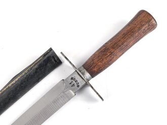 Frankreich 2.Weltkrieg Kampfmesser , Hersteller "  GONON 1941 " Unter deutscher Besatzung Hergestellt und so an Deutsche Soldaten in Norwegen ausgegeben. Guter Gesamtzustand
