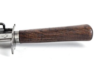 Frankreich 2.Weltkrieg Kampfmesser, Hersteller  " GONON 1941" Unter deutscher Besatzung Hergestellt und so an Deutsche Soldaten in Norwegen ausgegeben. Guter Gesamtzustand