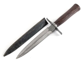 Frankreich 2.Weltkrieg Kampfmesser, Hersteller  " GONON 1941" Unter deutscher Besatzung Hergestellt und so an Deutsche Soldaten in Norwegen ausgegeben. Guter Gesamtzustand