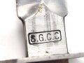 Frankreich 2.Weltkrieg Kampfmesser, Hersteller  " S.G.C.C" Unter deutscher Besatzung Hergestellt und so an Deutsche Soldaten in Norwegen ausgegeben. Guter Gesamtzustand