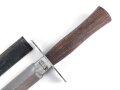 Frankreich 2.Weltkrieg Kampfmesser, Hersteller  " S.G.C.C" Unter deutscher Besatzung Hergestellt und so an Deutsche Soldaten in Norwegen ausgegeben. Guter Gesamtzustand