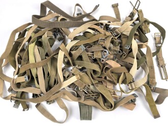 Dänemark, Konvolut Webriemen, meist ähnlich Pattern 37 Großbritannien